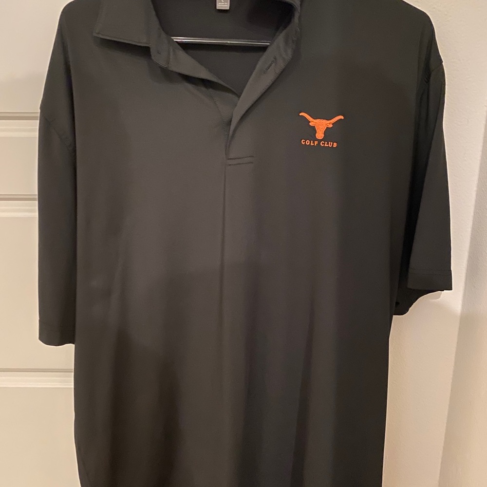 Peter Millar Black golf polo